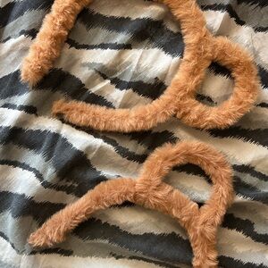 Amazon Fuzzy Brown Hair Accessories